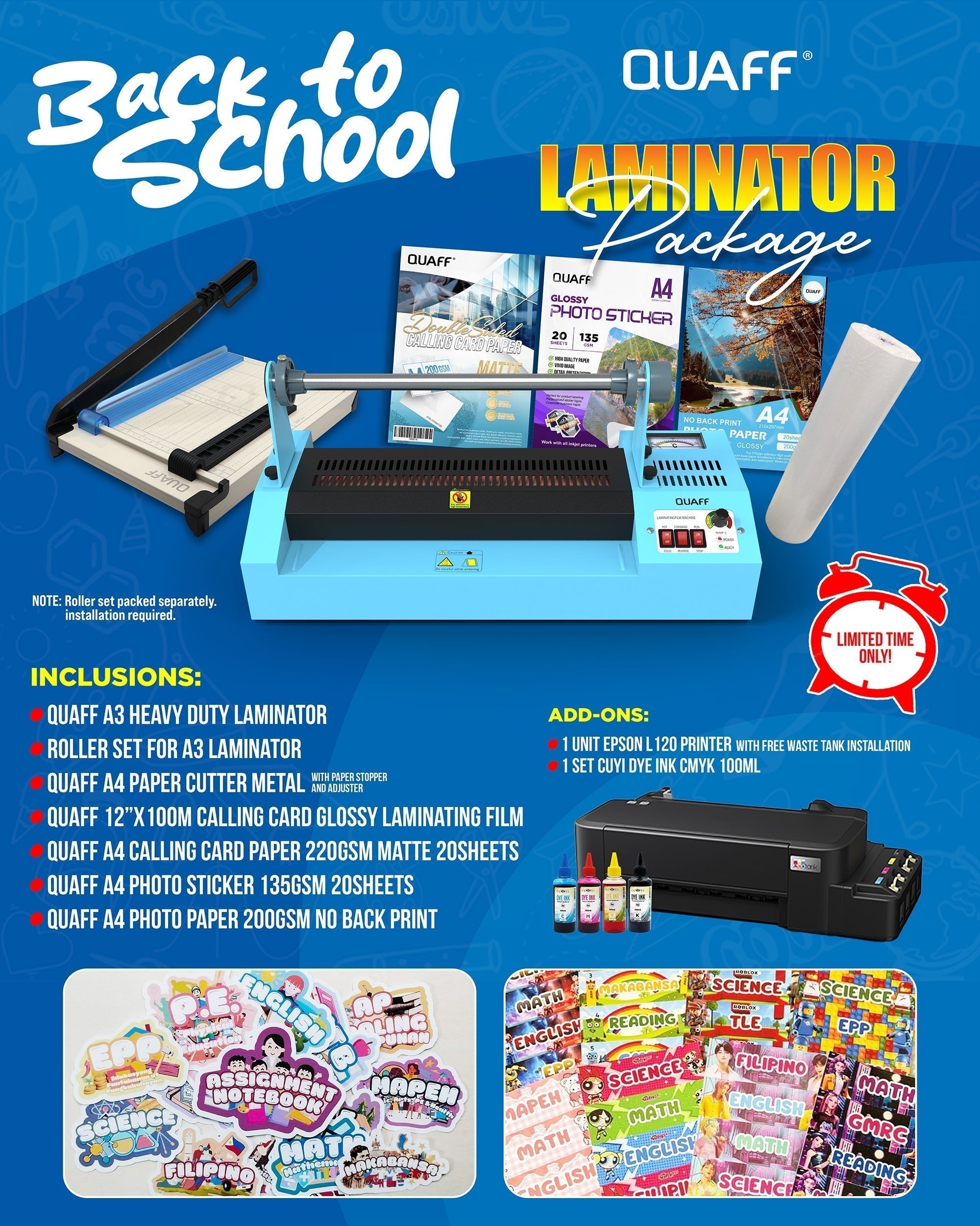 Laminator Package Back to School 2