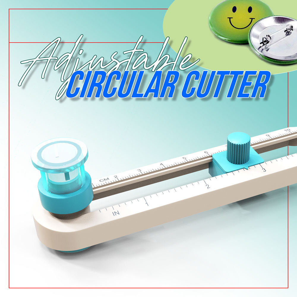2cm-20cm Adjustable Circle Cutter for button pin