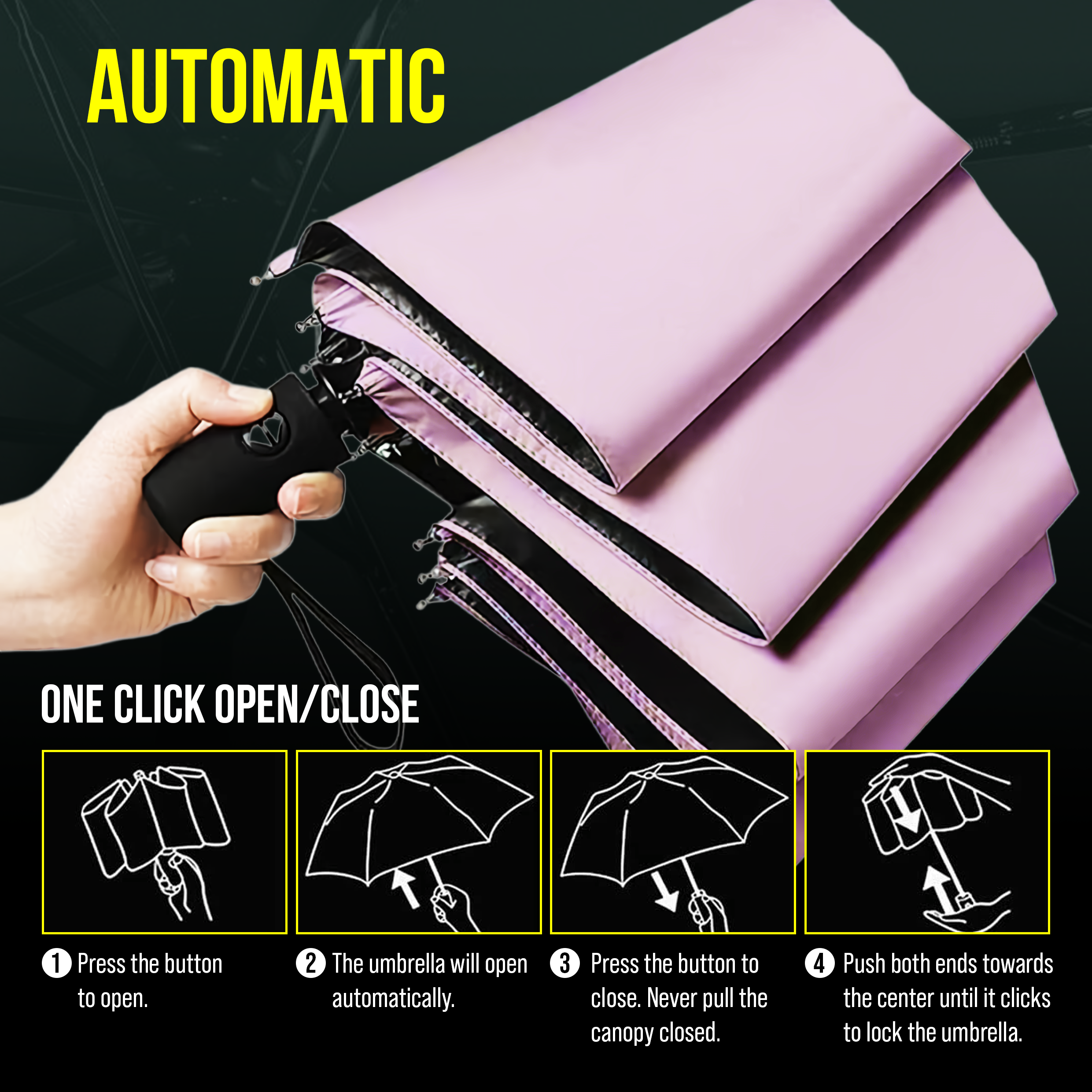 Automatic 3 Fold Umbrella