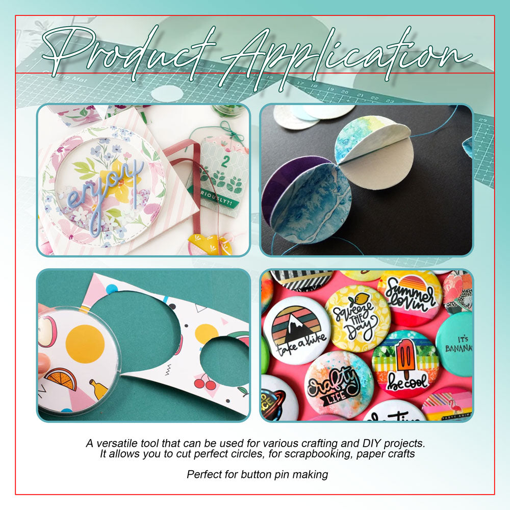2cm-20cm Adjustable Circle Cutter for button pin