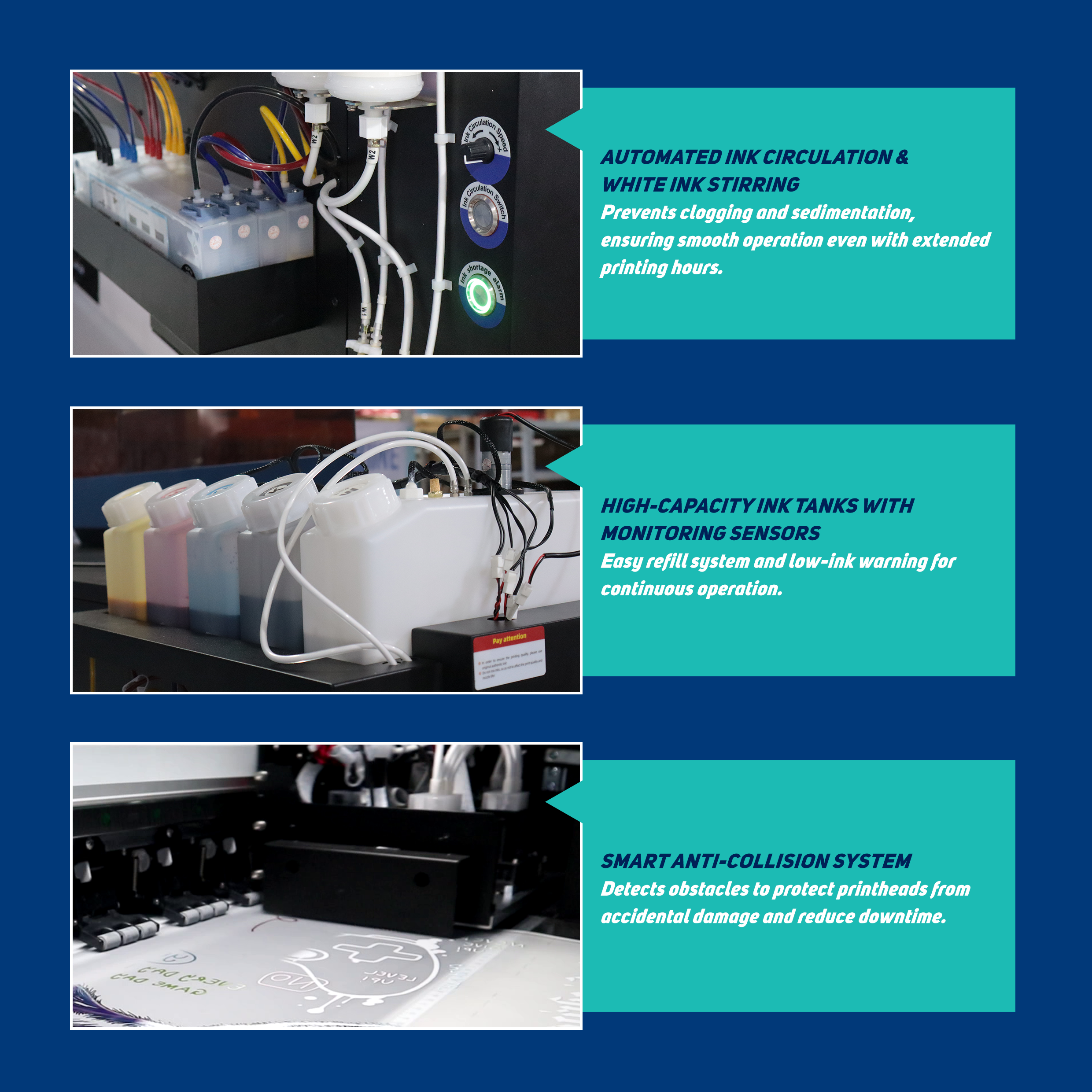 CUYI DTF Machine 6Heads i3200 24" π
