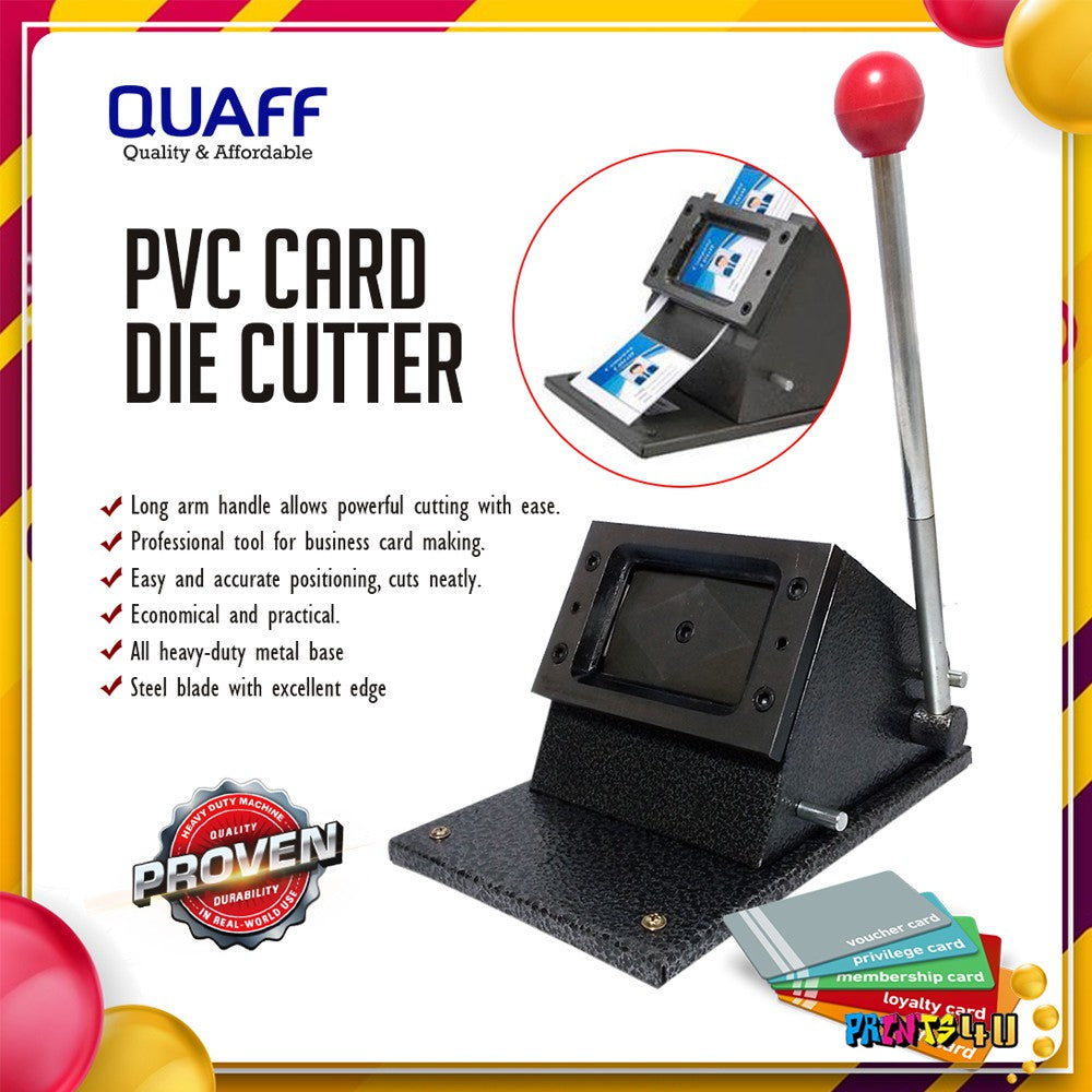 Pvc Die Cutter 86x54mm Id Size Cut