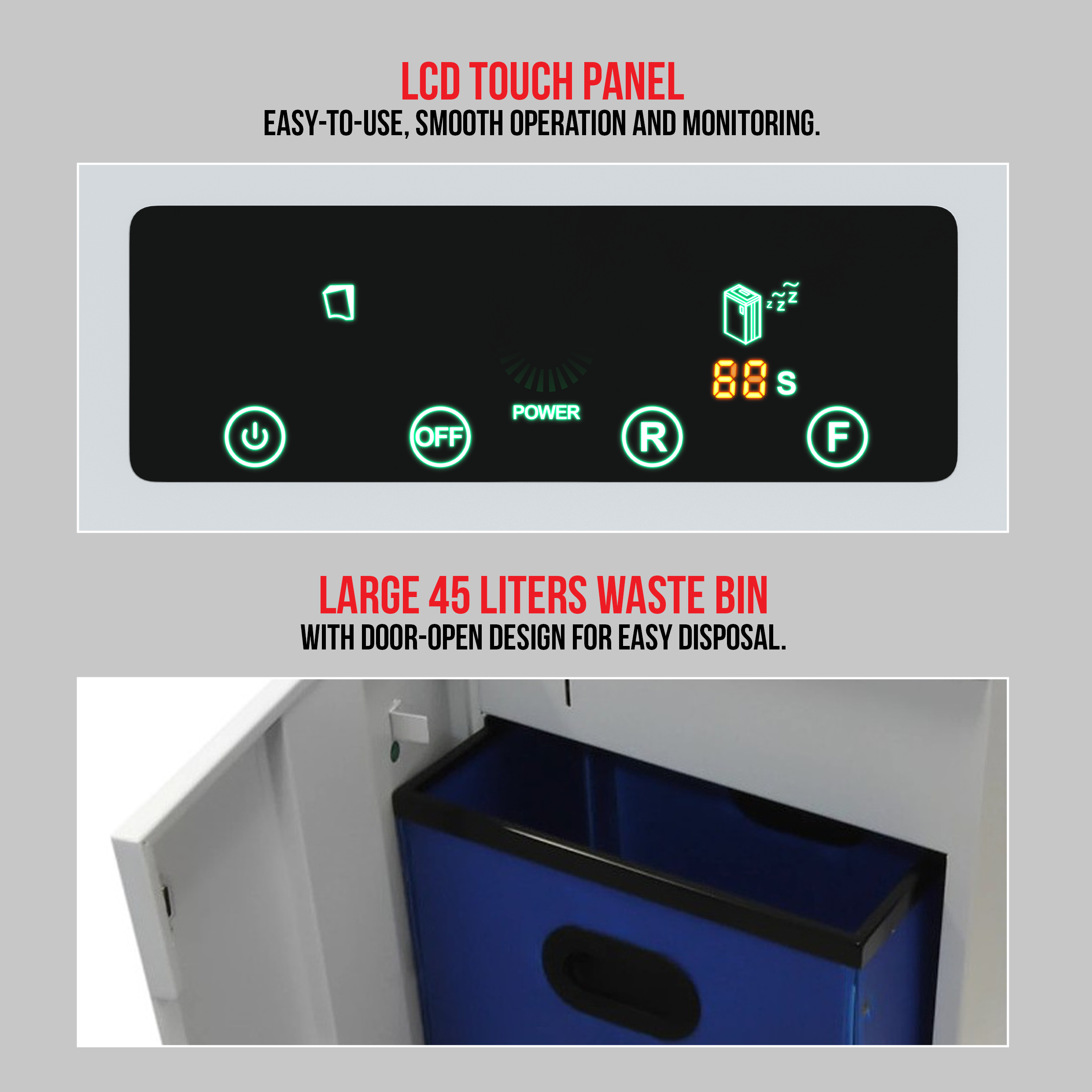 Cuyi Paper Shredder 45L