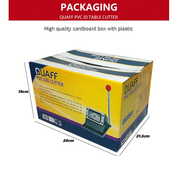 Pvc Die Cutter 86x54mm Id Size Cut