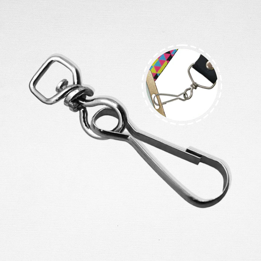 100pcs Id Hook For Lace Lanyard Making G-Hook Ordinary Plastic Trapezoid