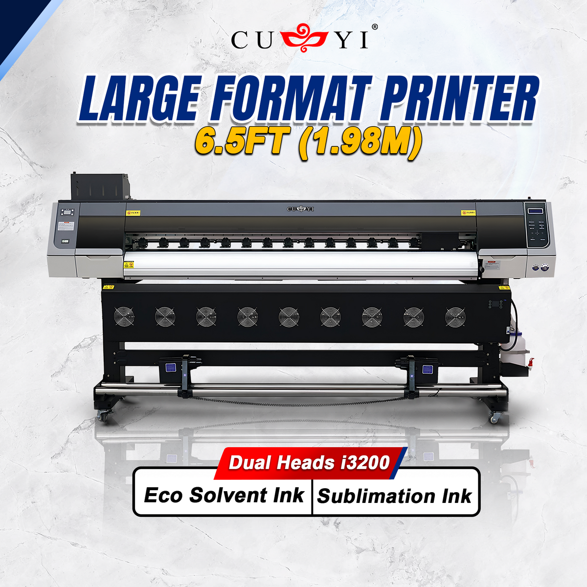 Large Format Printer 6.5 FT(1.83M) (i3200 Dual Head)π