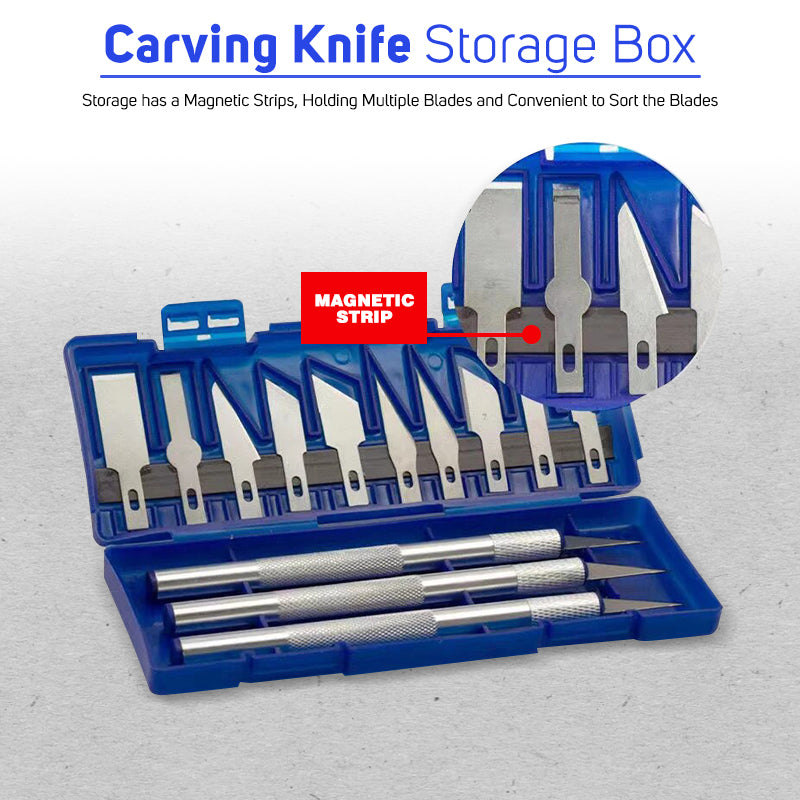 13 in 1 Metal Carving Knife With Blade Replaceable