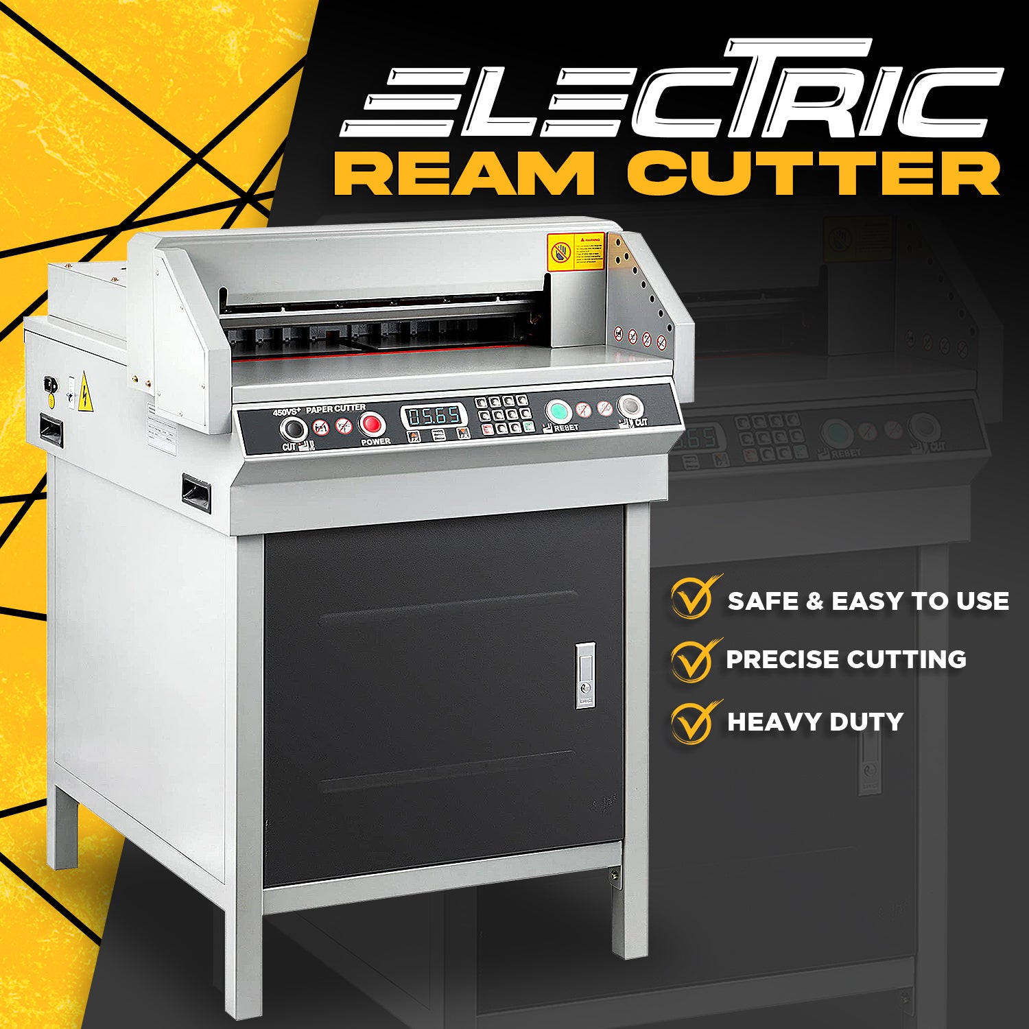 Electric Programmed Ream Cutter Machine (450mm/18in) FN-G450VS+