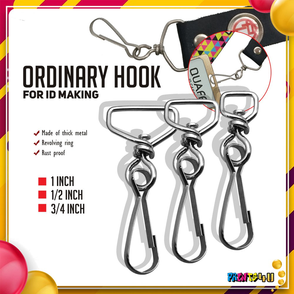 100pcs Id Hook For Lace Lanyard Making G-Hook Ordinary Plastic Trapezoid