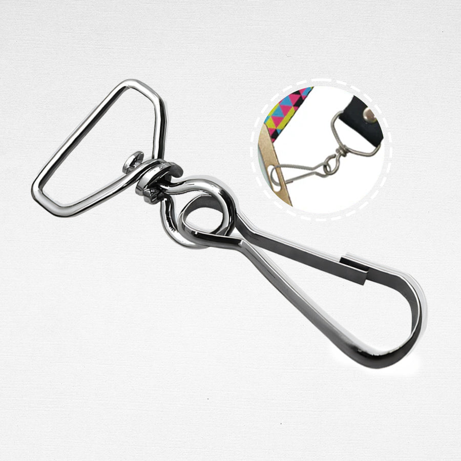 100pcs Id Hook For Lace Lanyard Making G-Hook Ordinary Plastic Trapezoid