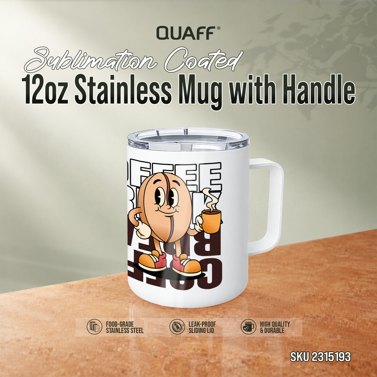 Sublimation Stainless Mug with Handle