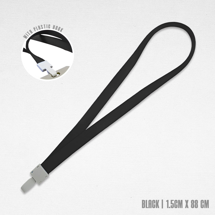 1.5cm Shiny Id Lace With Plastic Hook 5 Pcs