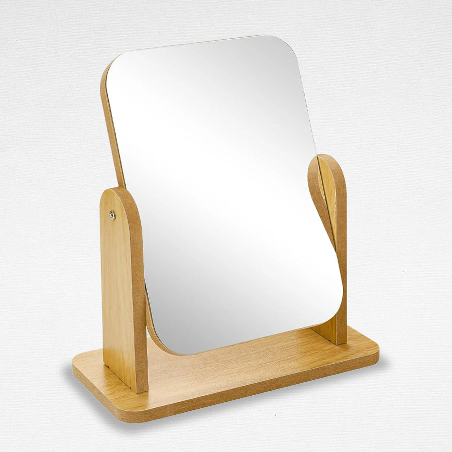 360° Rotation Wooden Mirror 13x18cm for Laser Engraving