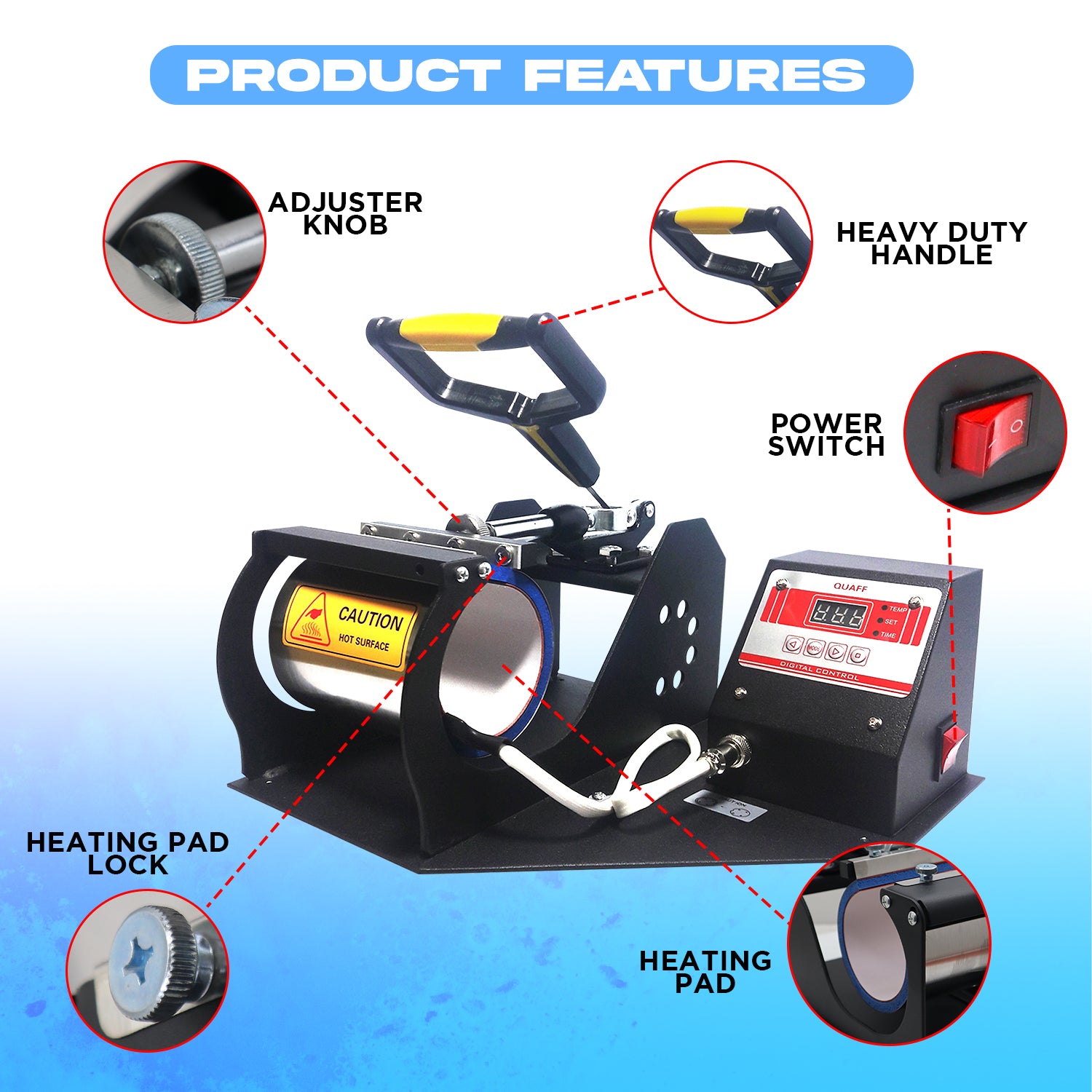 Mug Press Machine HEAVY DUTY