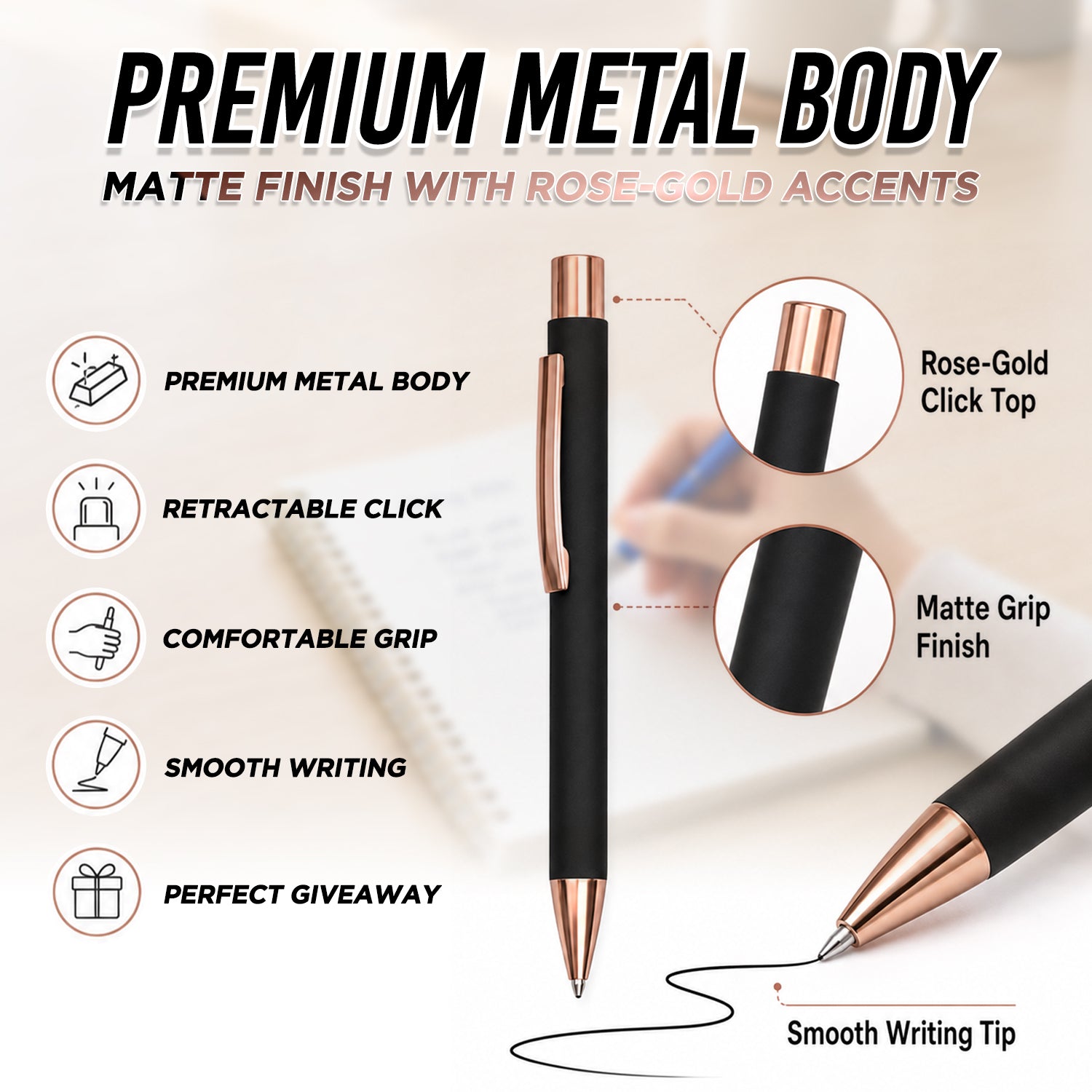Metal Ballpen Matte Finish