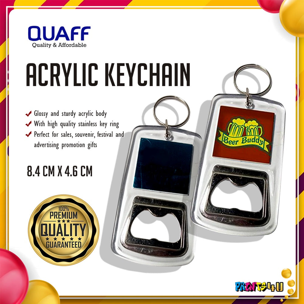 Photo Insert Acrylic Keychain Openable Key Chain 100 Pcs Pack