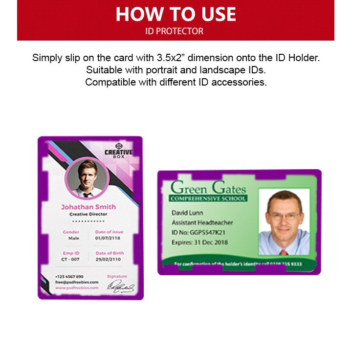 25 Pcs Ordinary Id Holder Jacket Case Protector