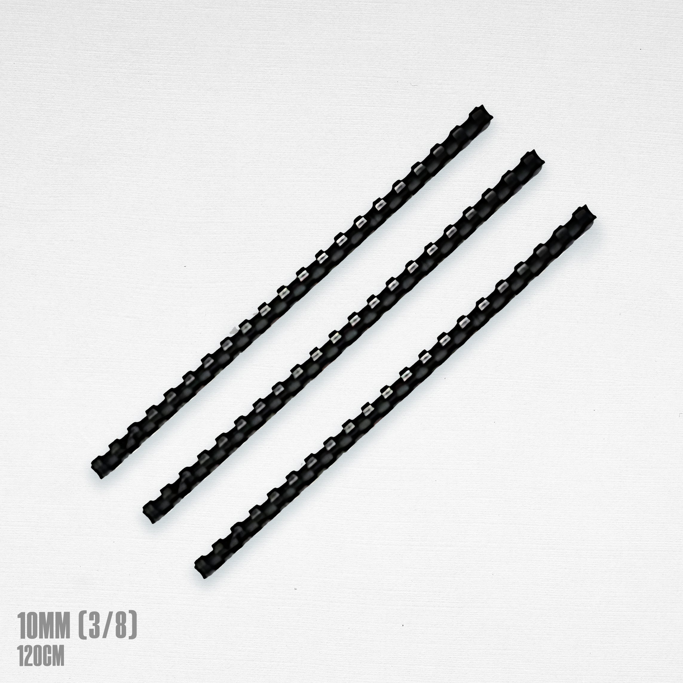 Plastic Ring Binding BLACK A4 Size 120cm