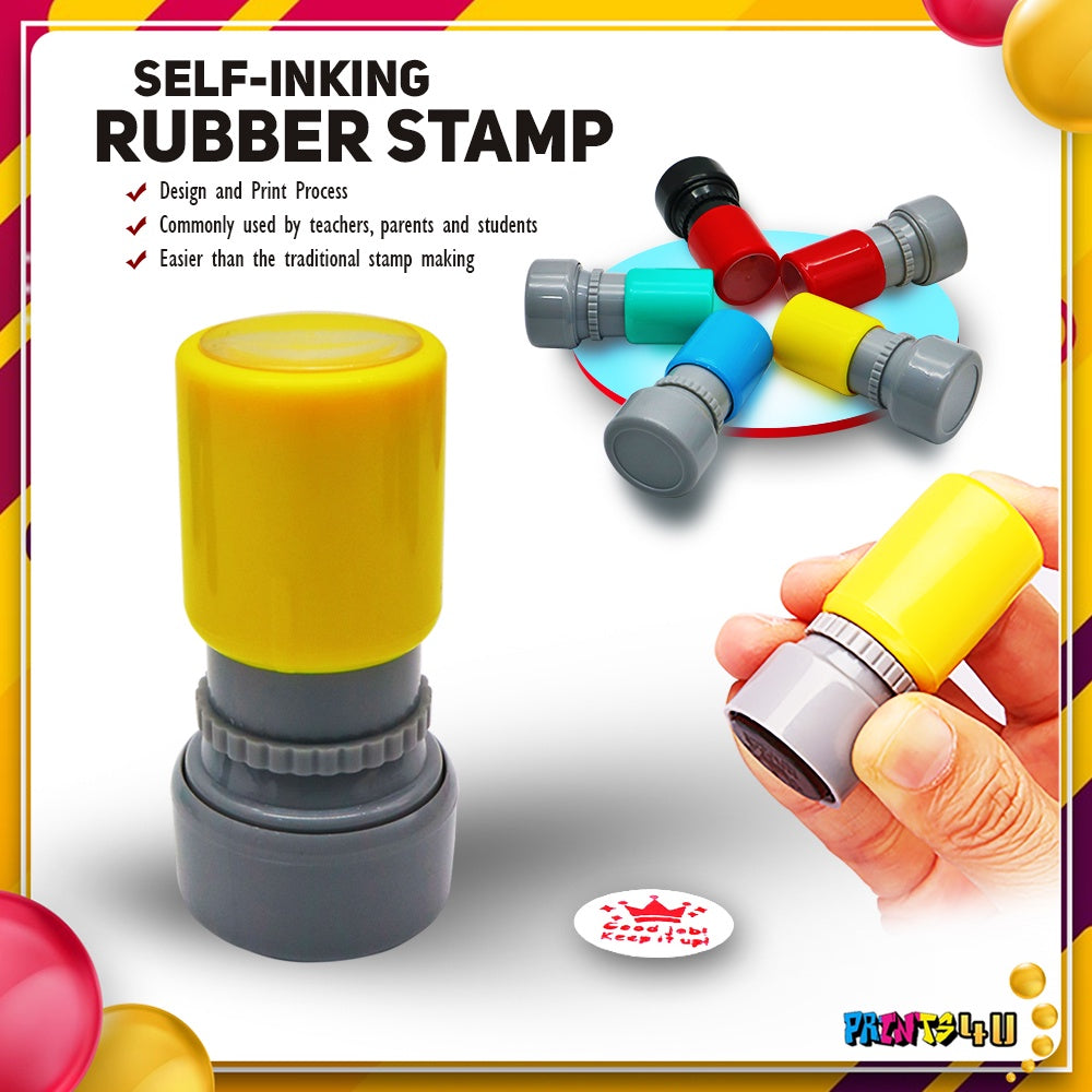 Blanks- 35x40mm Printable Photosensitive Self-Inking Key Chain Stamp Set For School And Office Use