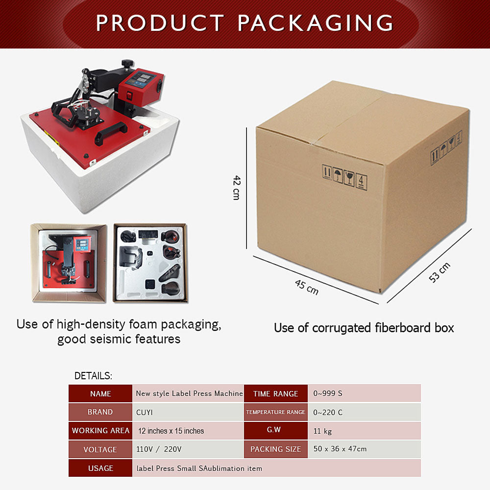 CUYI 6IN1 Combo Heat Press Machine