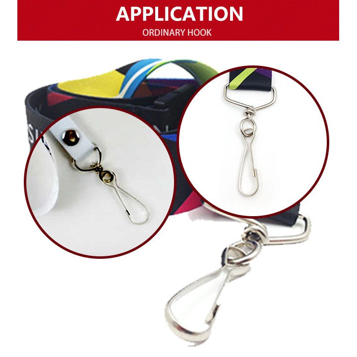 100pcs Id Hook For Lace Lanyard Making G-Hook Ordinary Plastic Trapezoid