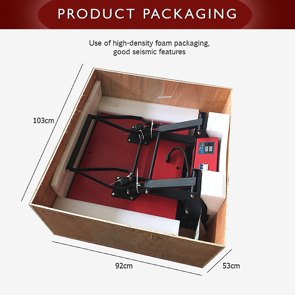 CUYI (80*100CM) HEAVY DUTY DRAWER TYPE High Press Red WITH STAND