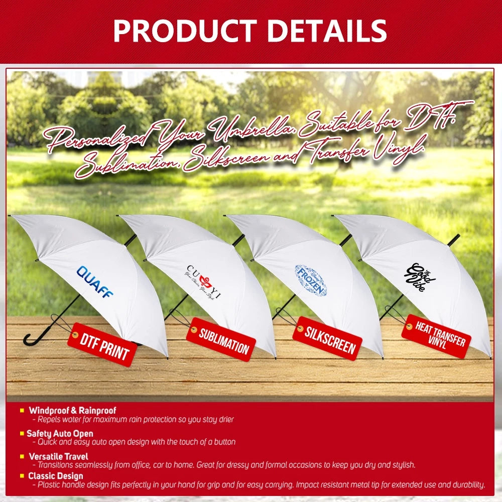 Sublimation Umbrella J TYPE (23 inches)