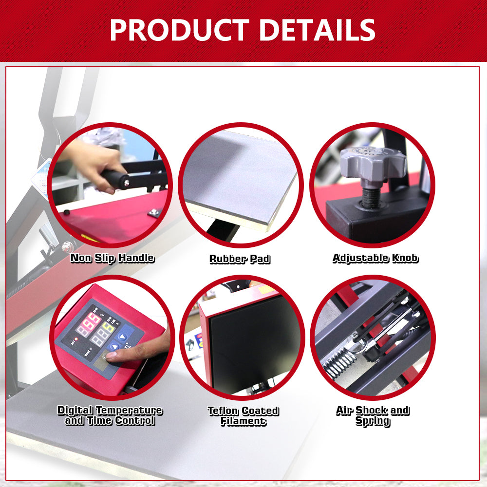 CUYI A3 Manual Heat Press Machine