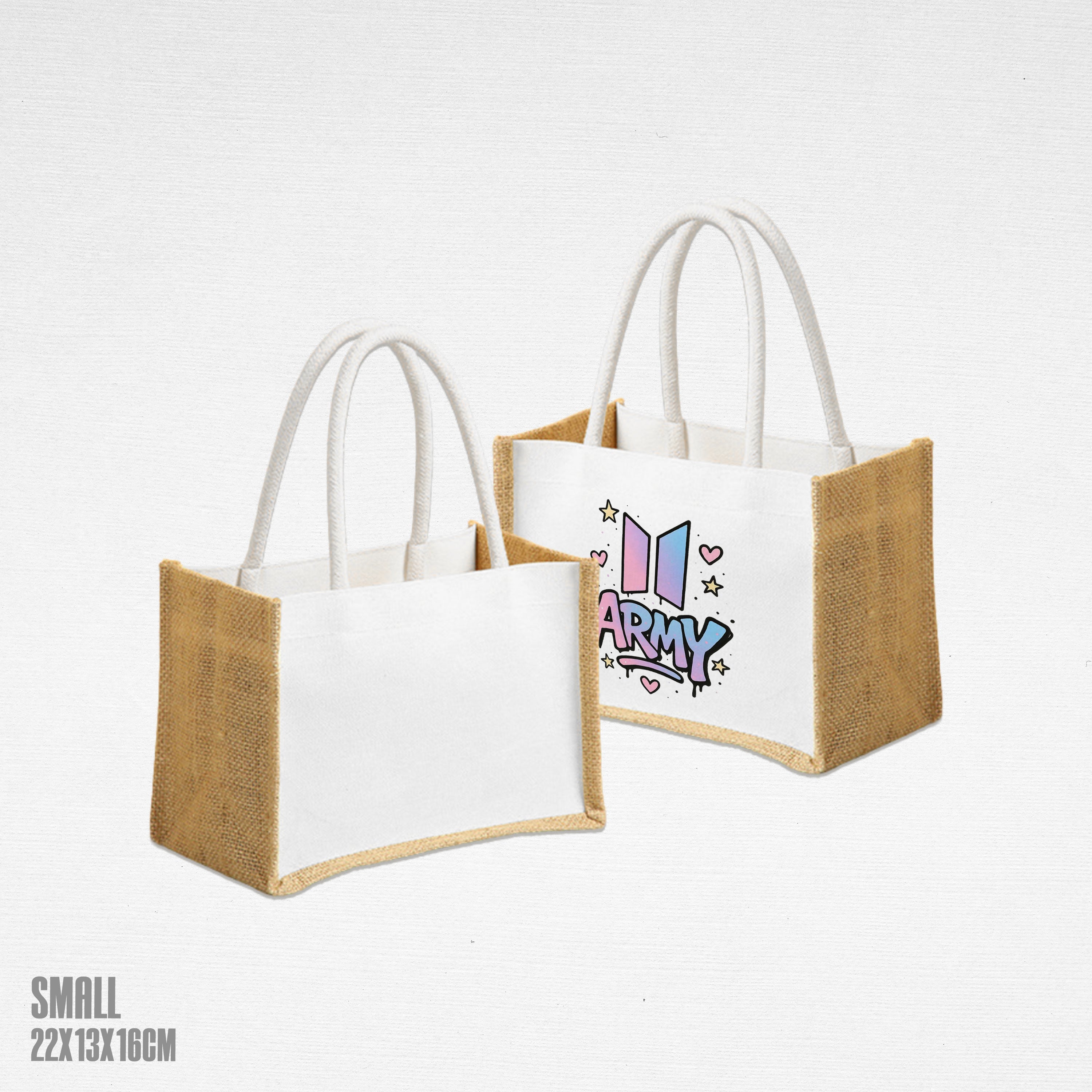 Abaca Canvas Tote bag White