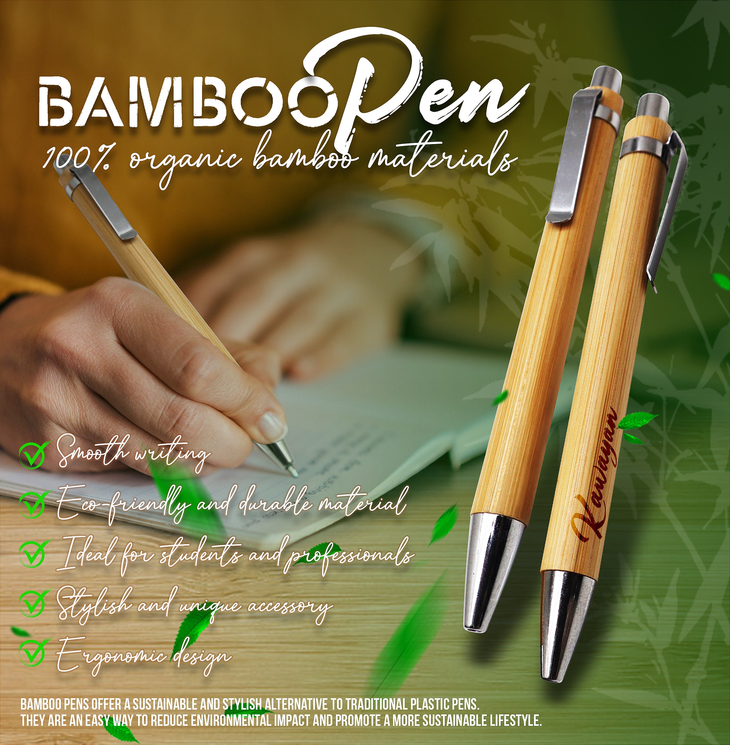 Bamboo Pen (5pcs)