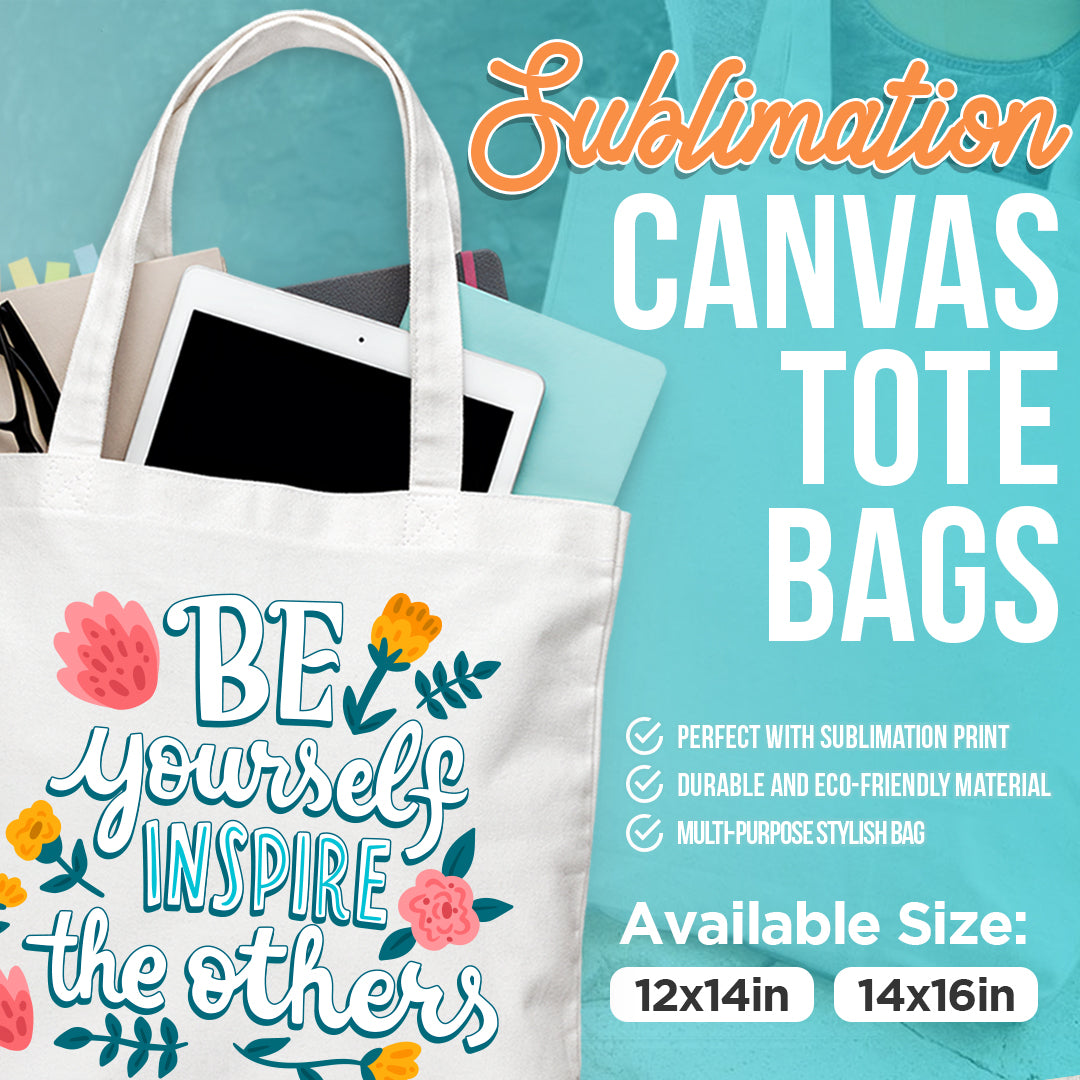 Canvas Tote Bags (White)