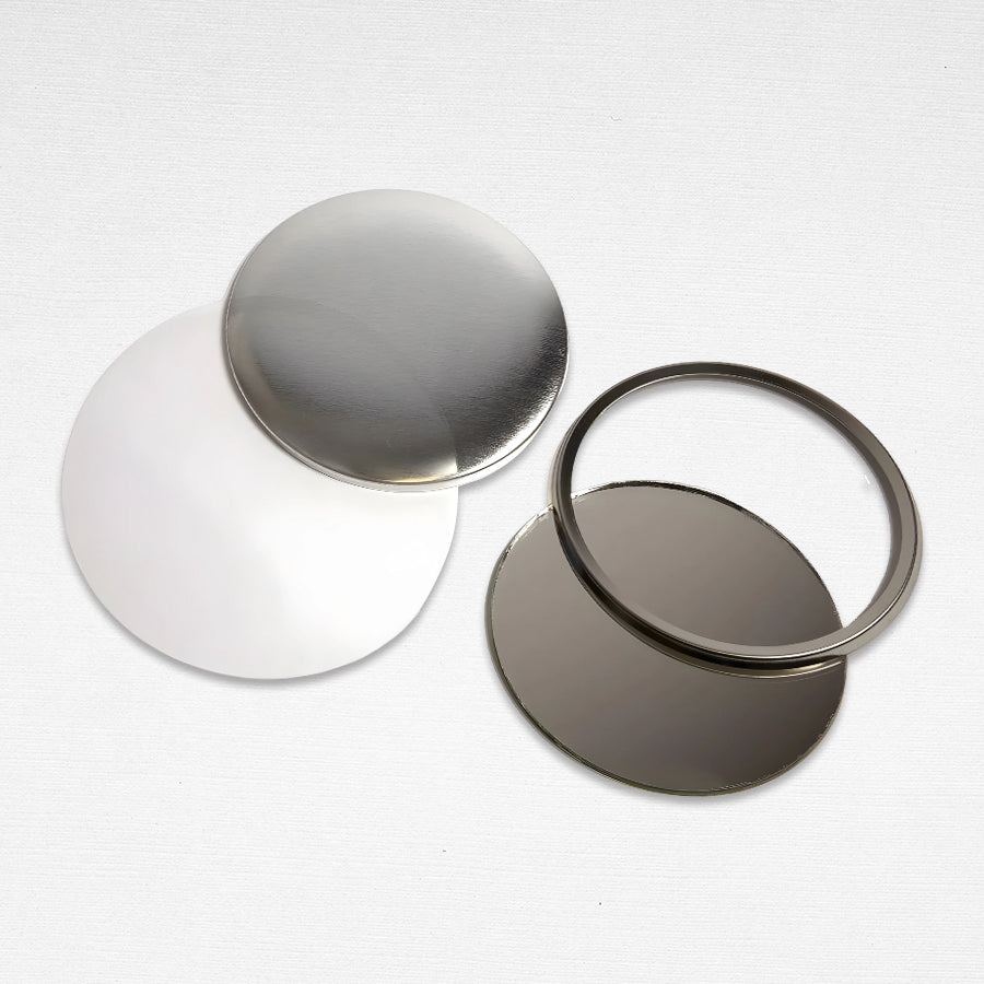 CUYI 58mm Cosmetic Mirror Blank Button Badge (100pcs/set)
