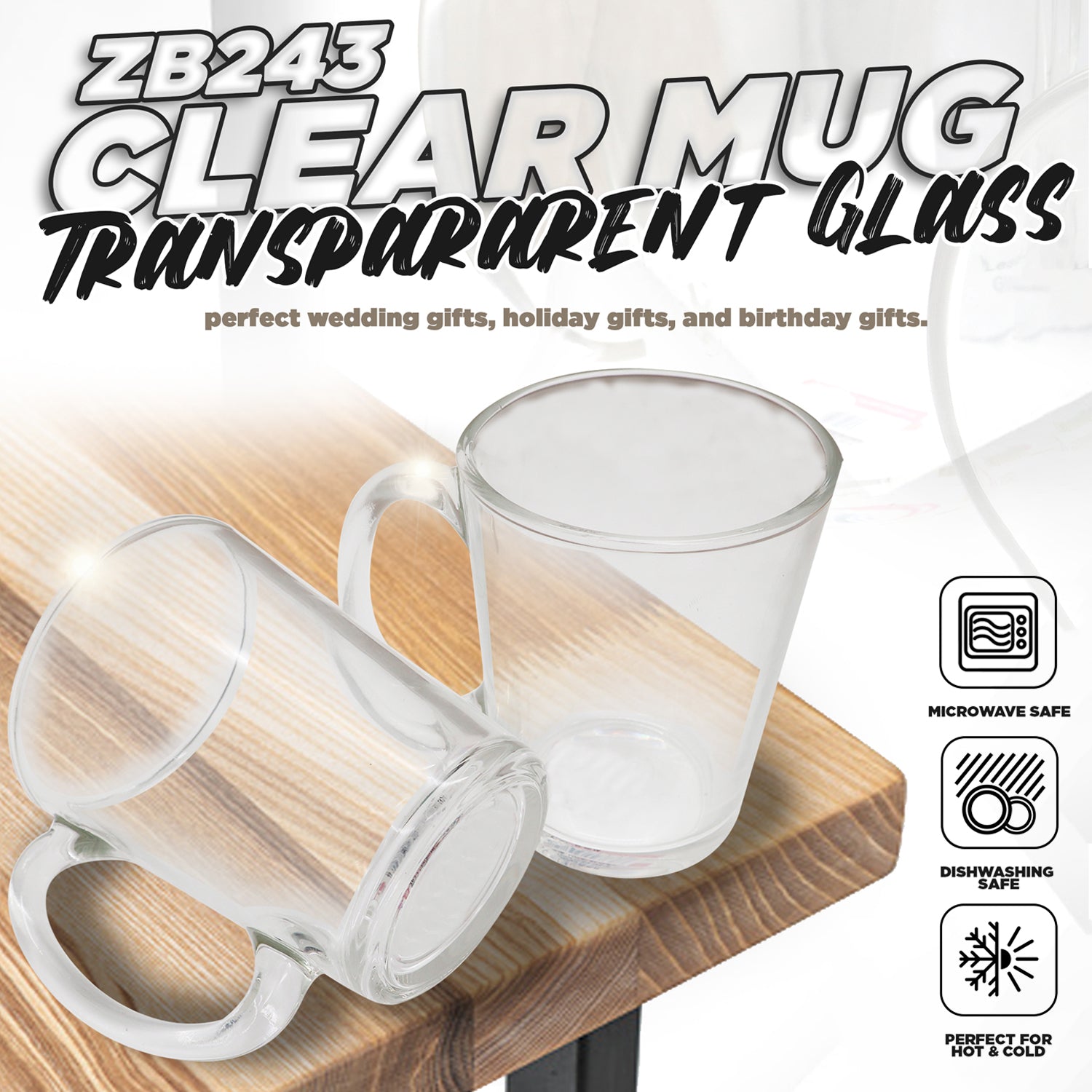 Ordinary Clear Mug (ZB243)