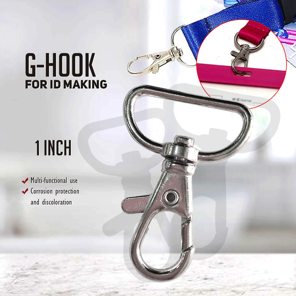 100pcs Id Hook For Lace Lanyard Making G-Hook Ordinary Plastic Trapezoid