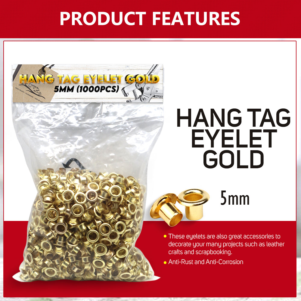 HANG TAG EYELET 5MM -Black-(1000pcs/pack)