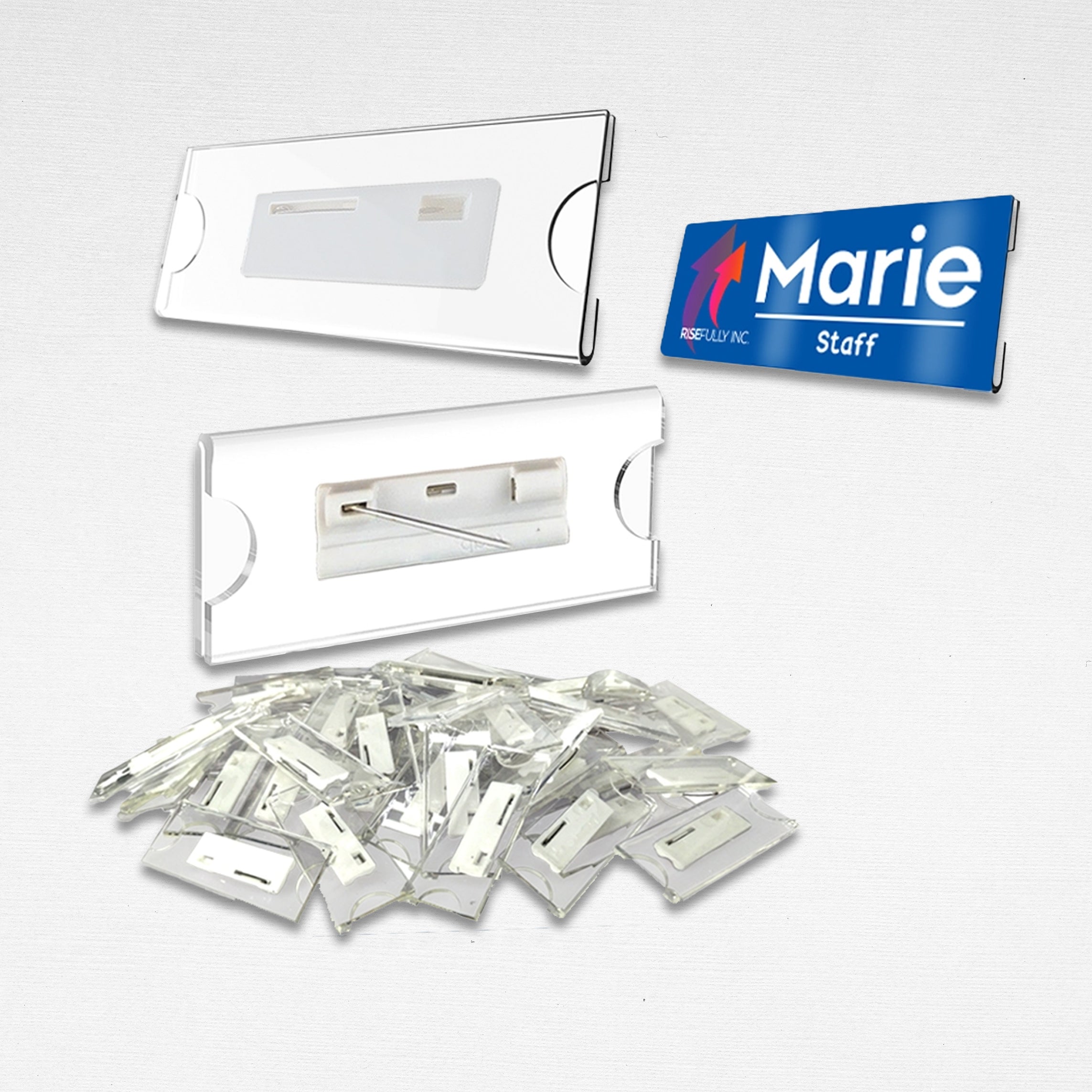 Insertable BLANK Acrylic NAMEPLATE (70×25mm)