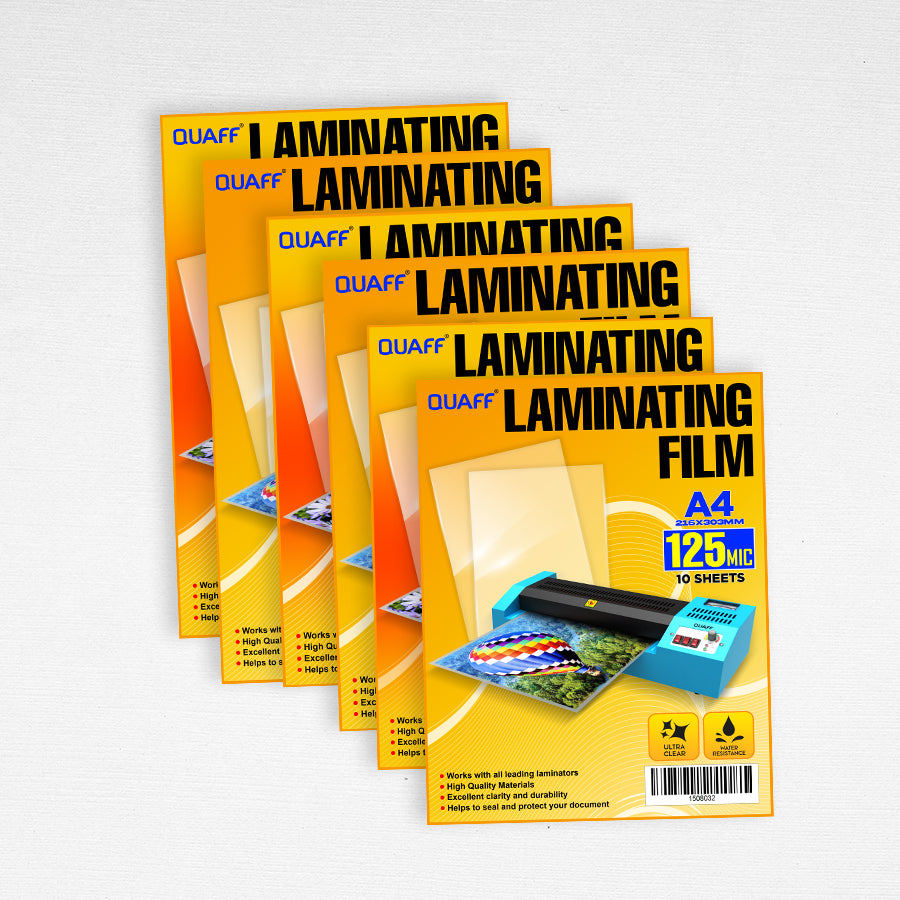 Quaff Laminating Film Short/Long/A4 (10 Sheets)