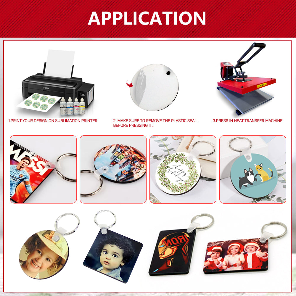Sublimation MDF Keychain
