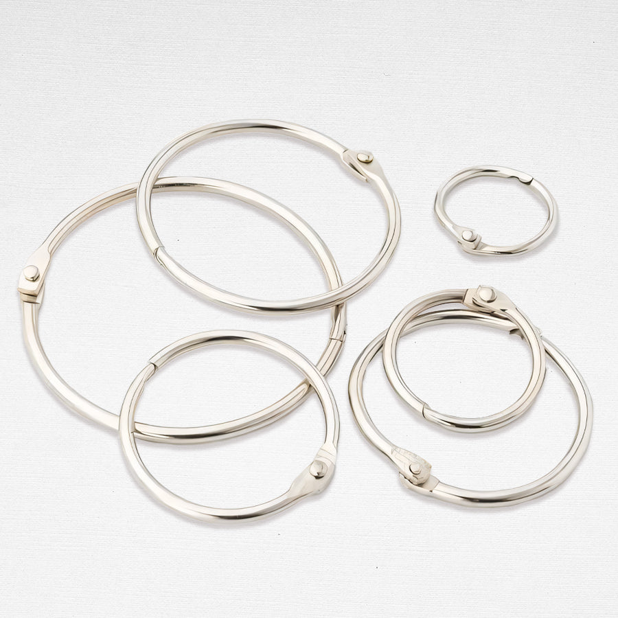 Metal Loose Leaf Book Binder Hoop Ring Handwork Multifunctional Keychain Circle Photo Album