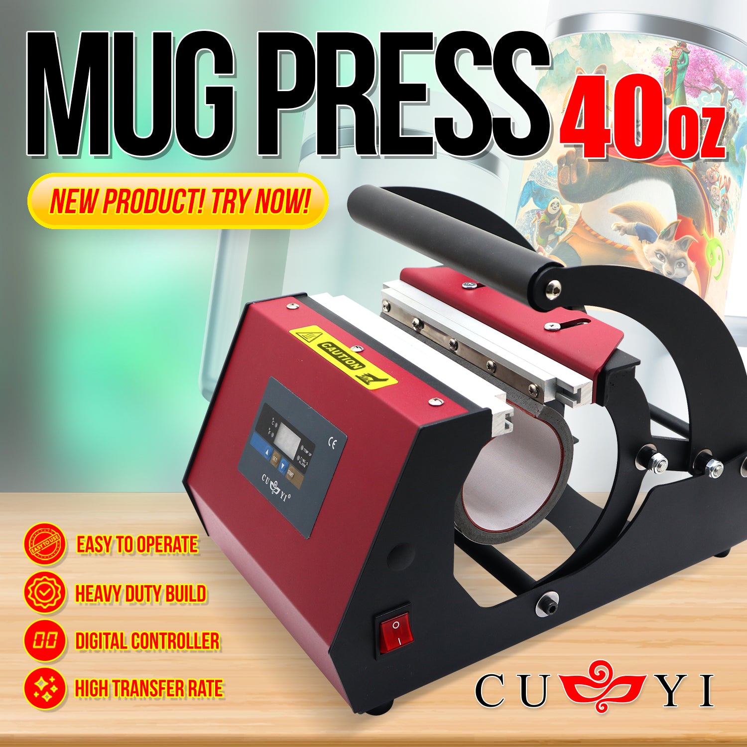 40oz Mug Press Machine