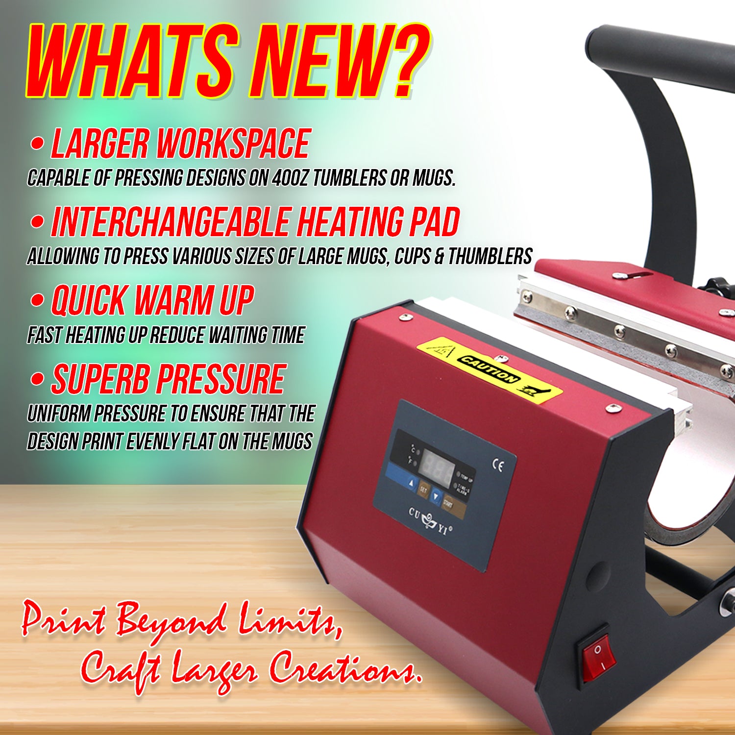 40oz Mug Press Machine