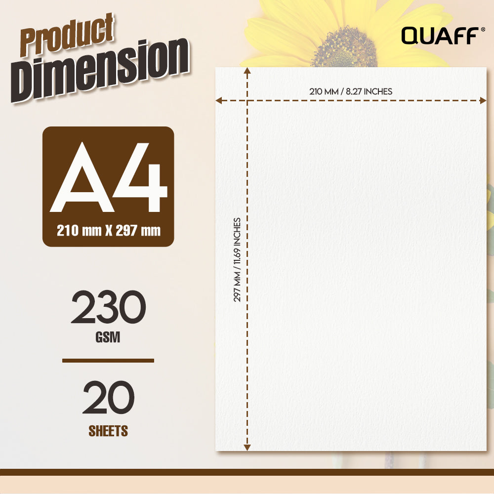 QUAFF Photo Paper 230GSM A4 (20s/Pack)