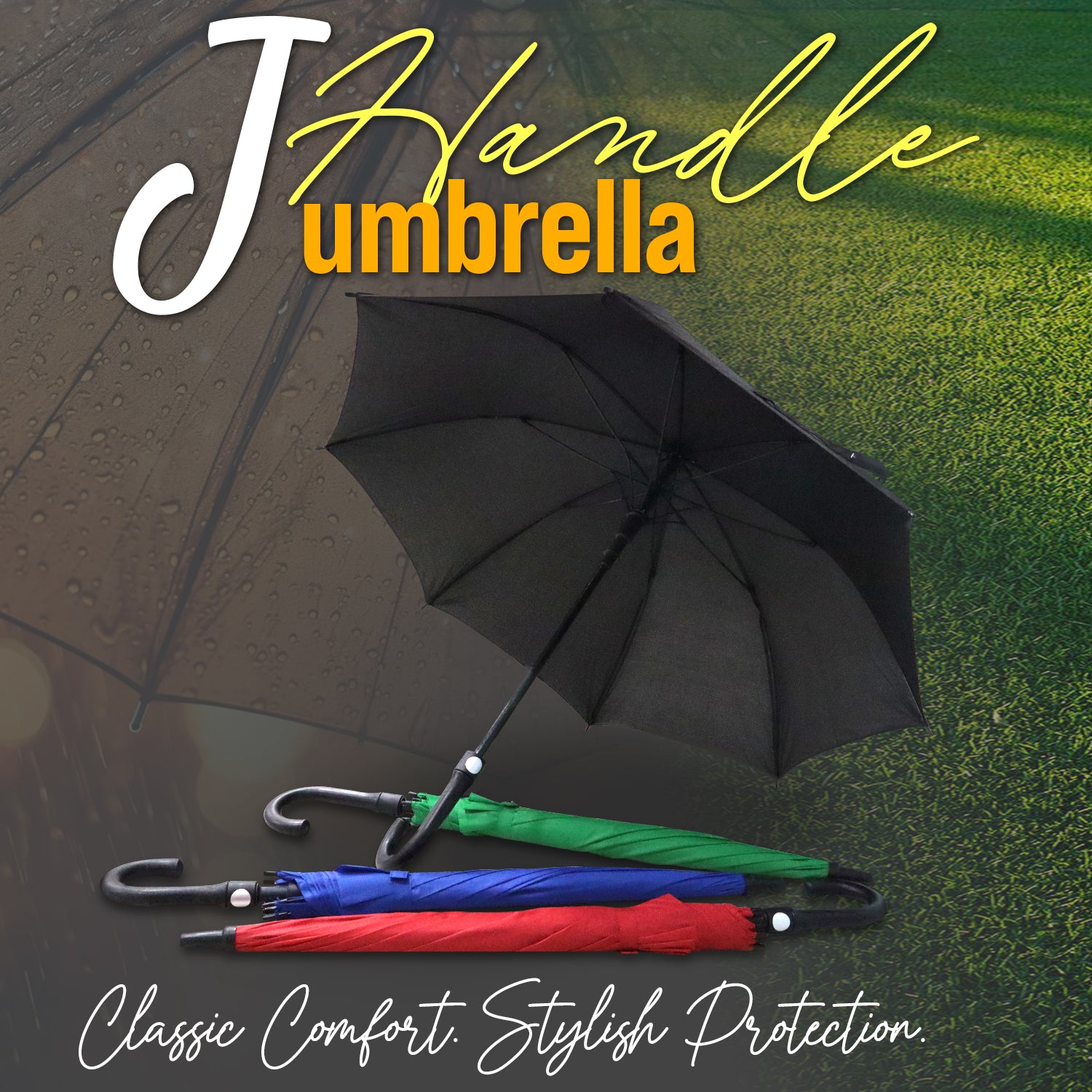 J-Handle Umbrella