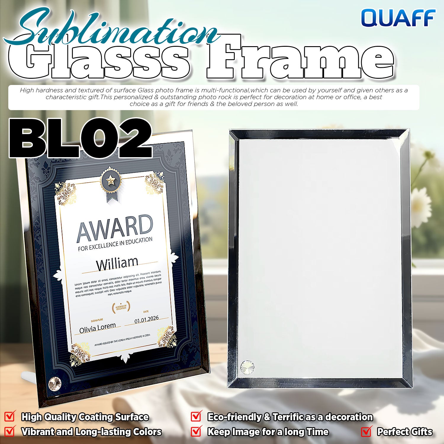 Sublimation Glass Frame