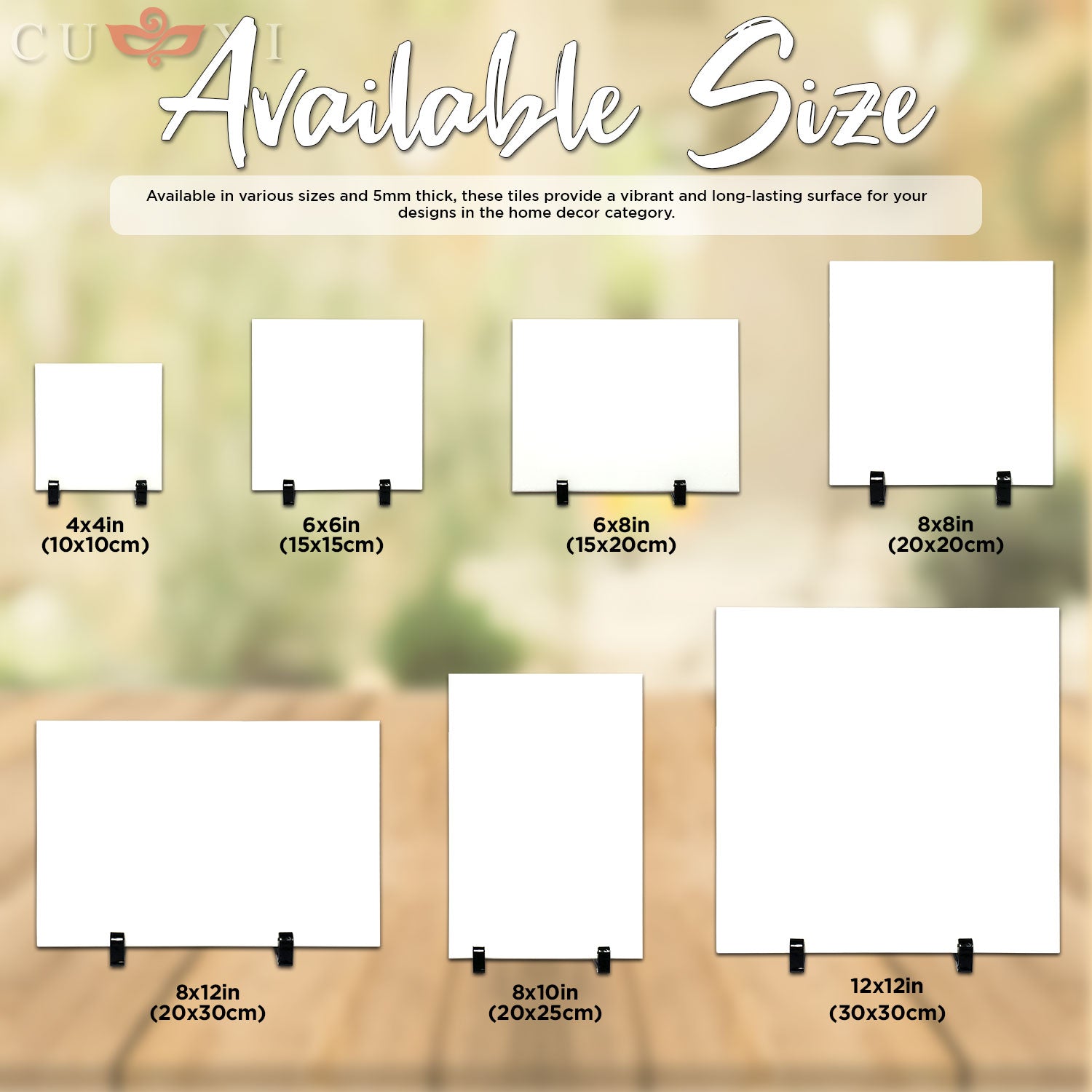 CUYI Sublimation Tiles