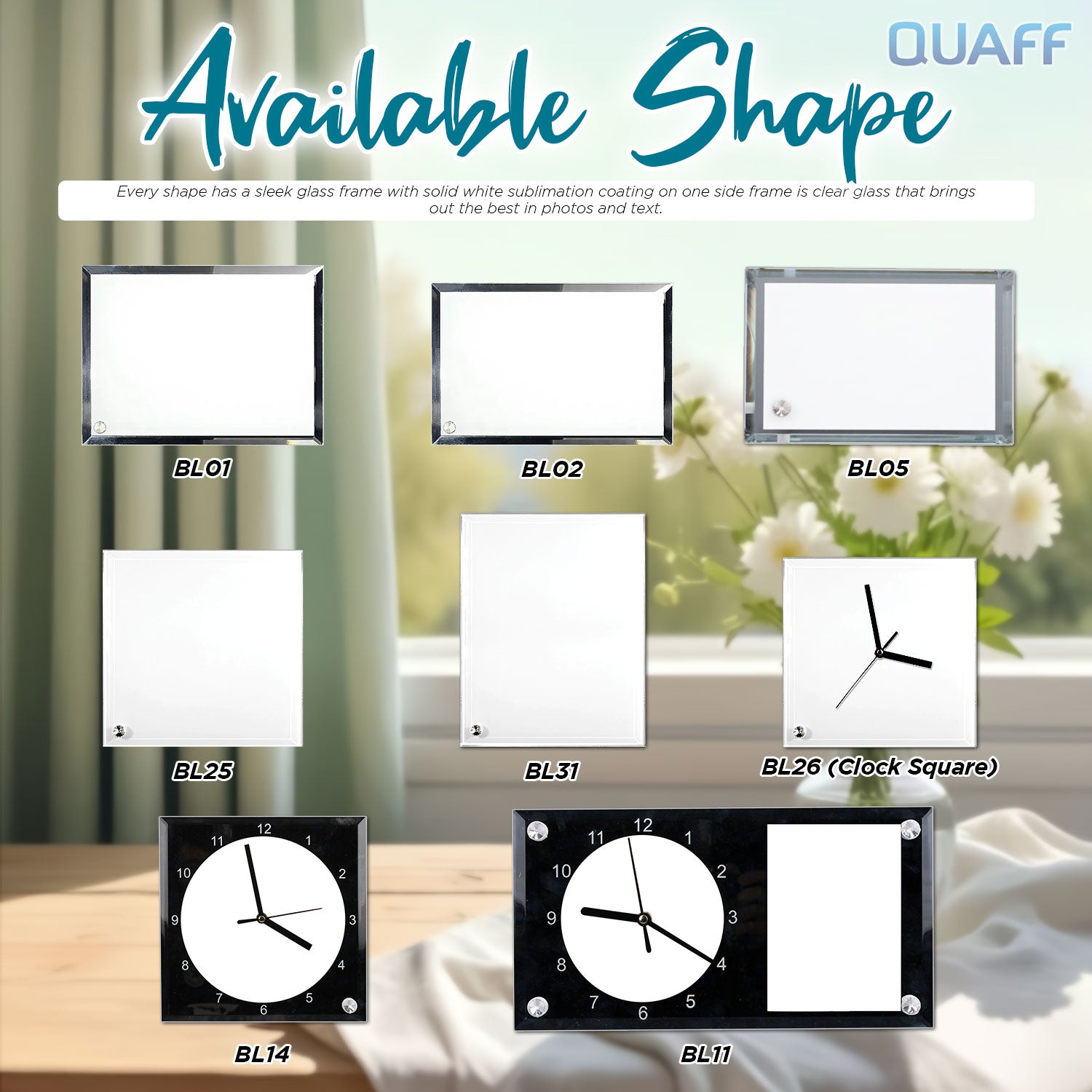 Sublimation Glass Frame