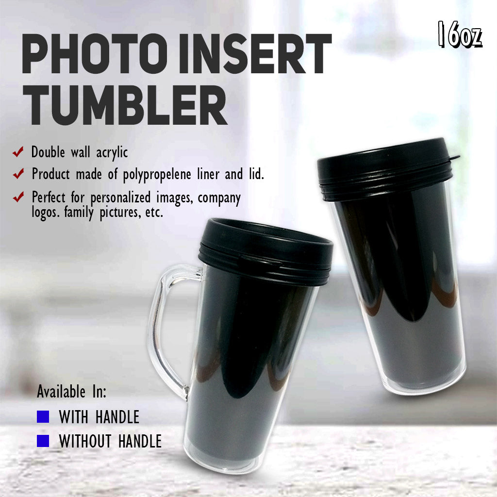 Photo-Insert Tumbler