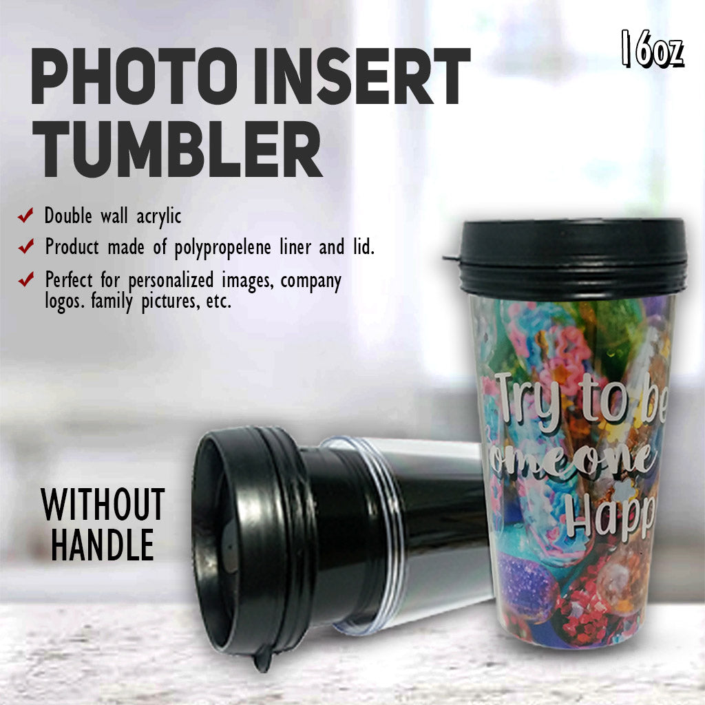 Photo-Insert Tumbler