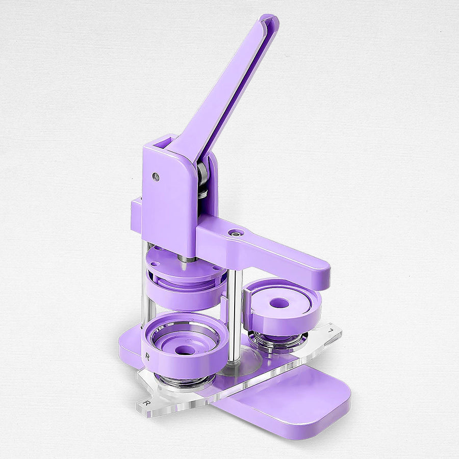 Purple Plastic Button Pin