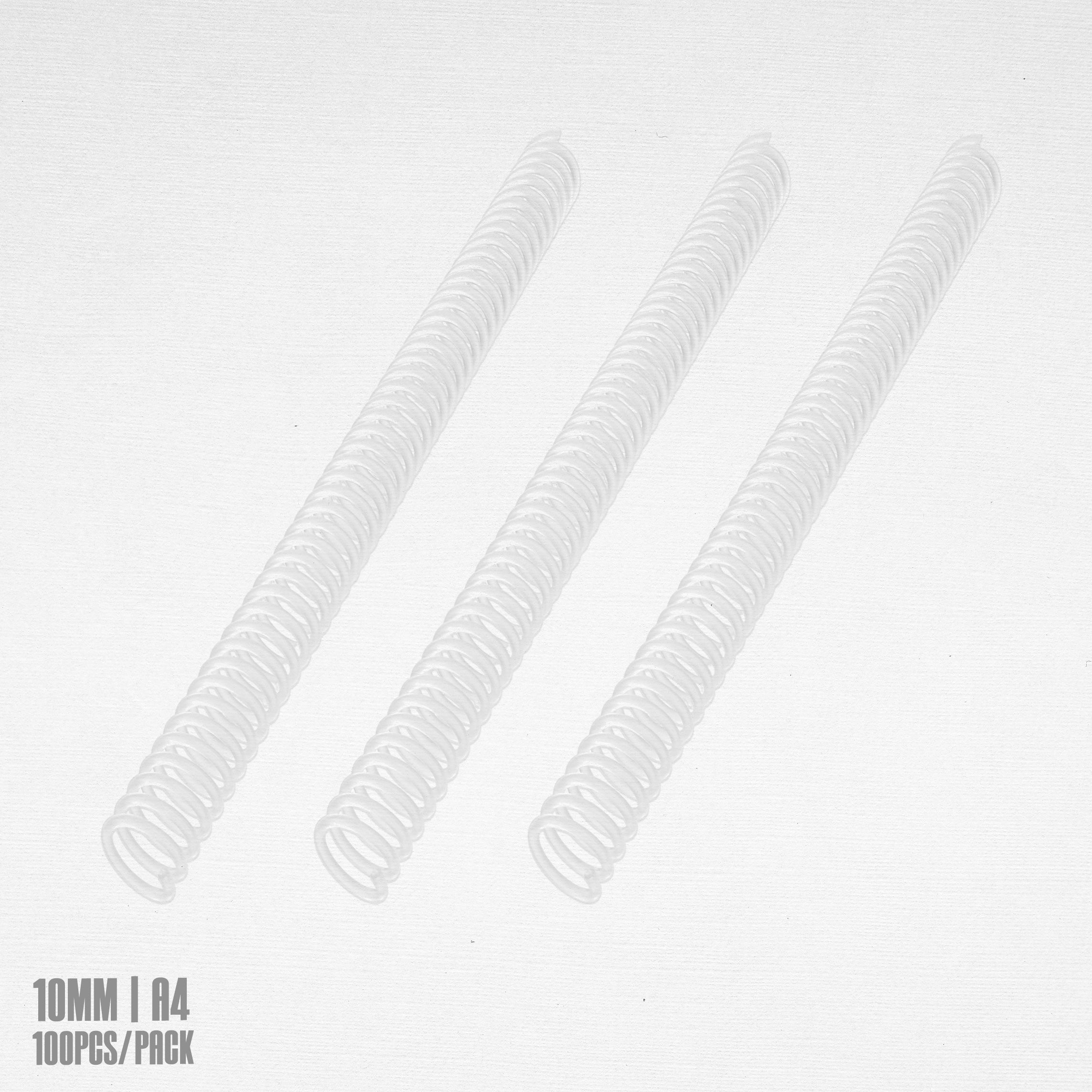 PLASTIC Spiral Binding Coil 100pcs/pack